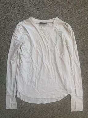 Athleta white atheltic top